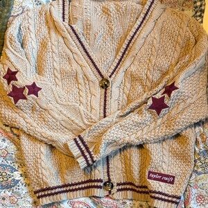 TAYLOR SWIFT FOLKLORE Cardigan Medium Large